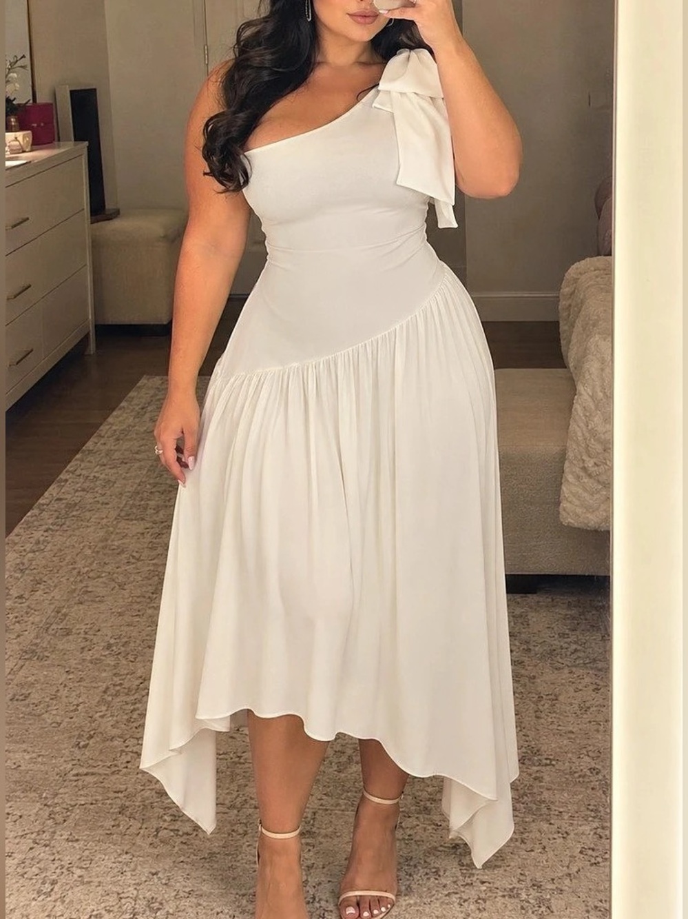 Club L London Lotus Love White Maxi Dress | NWT | Size 10